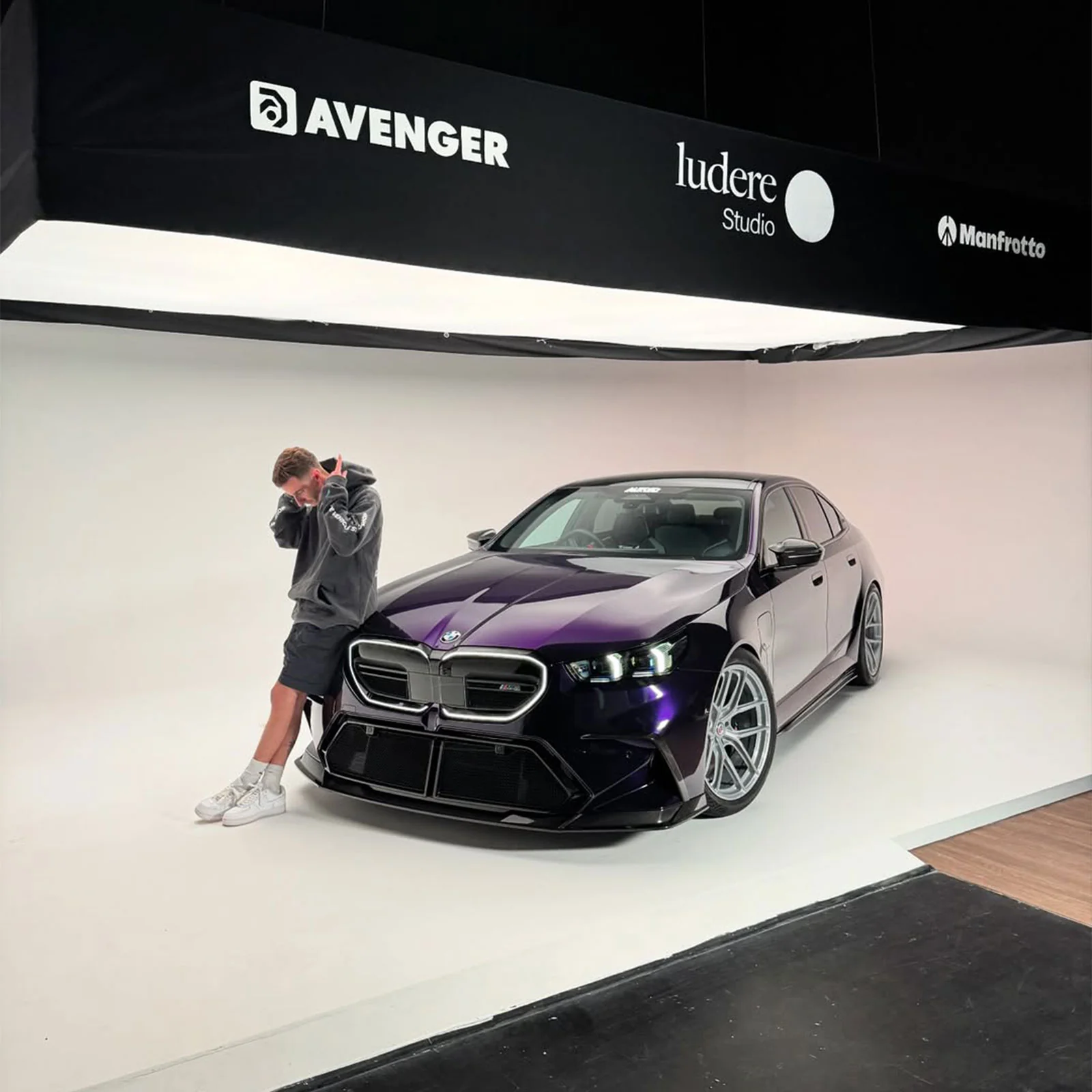 Glossy Metallic Midnight Purple Color PPF (Paint Protection Film) - Image 10