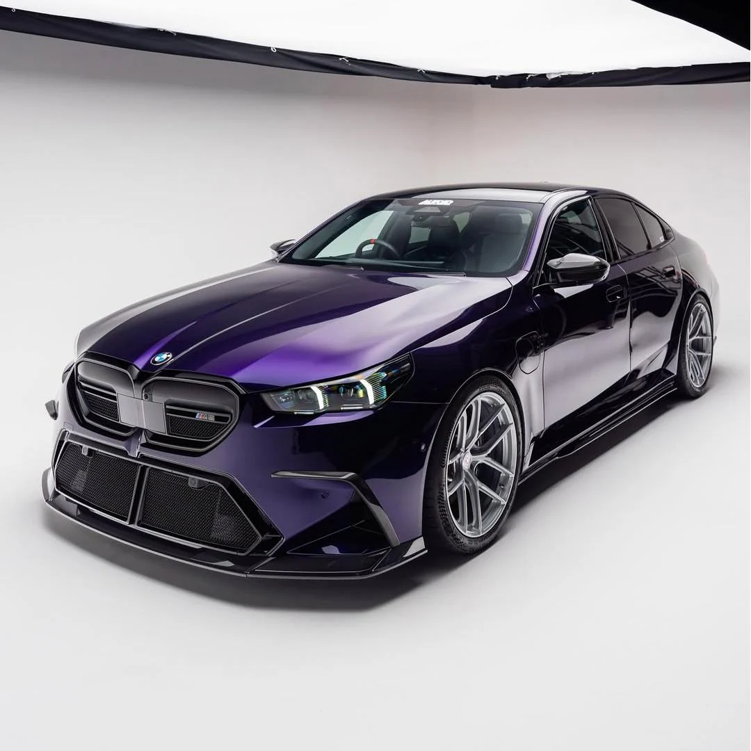 Glossy Metallic Midnight Purple Color PPF (Paint Protection Film) - Image 2