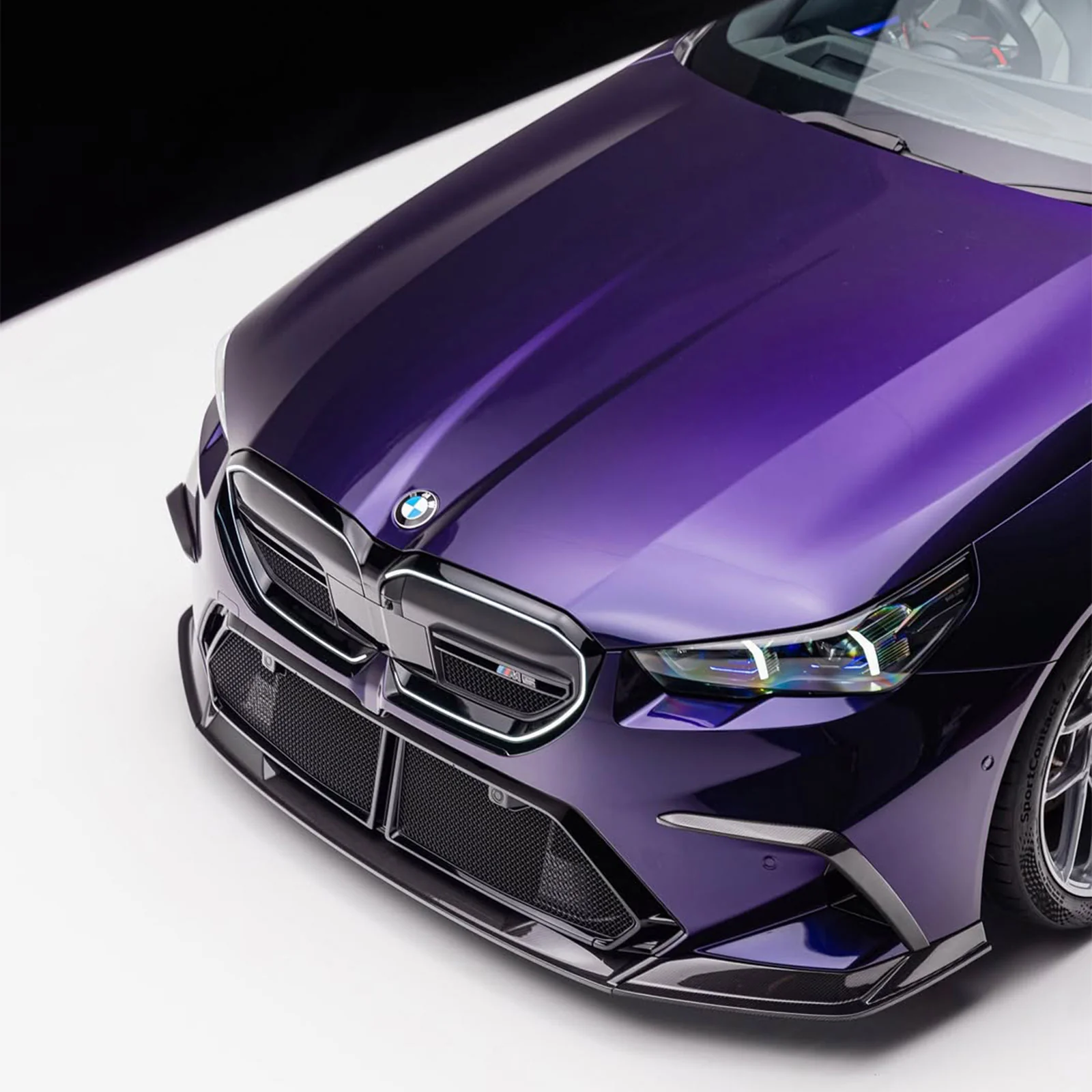 Glossy Metallic Midnight Purple Color PPF (Paint Protection Film) - Image 4