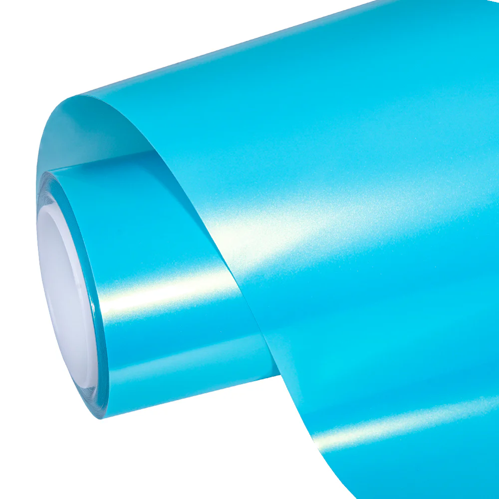 Candy Metallic Neon Ice Blue Color PPF (Wet Application) - Image 10