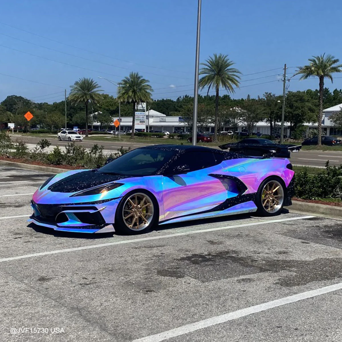 Opal Chrome White Vinyl Wrap (Non-Stretchable) - Image 4