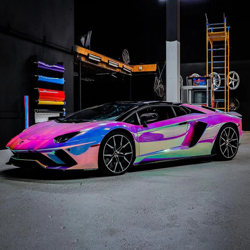 Opal Chrome White Vinyl Wrap (Non-Stretchable) - Image 6