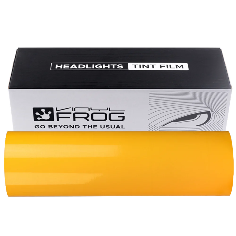 Orange Headlight Film with Air Channel Paper Liner - Image 10