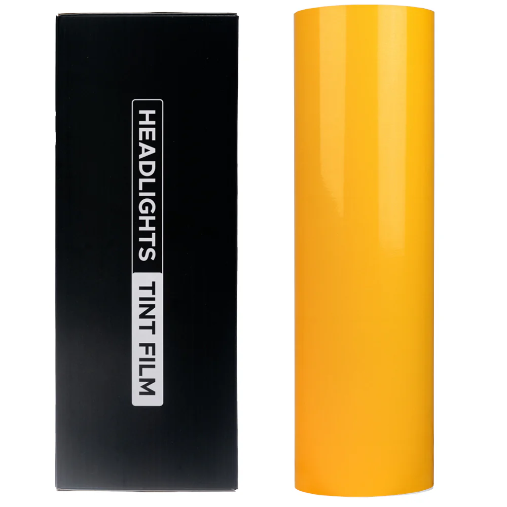 Orange Headlight Film with Air Channel Paper Liner - Image 12