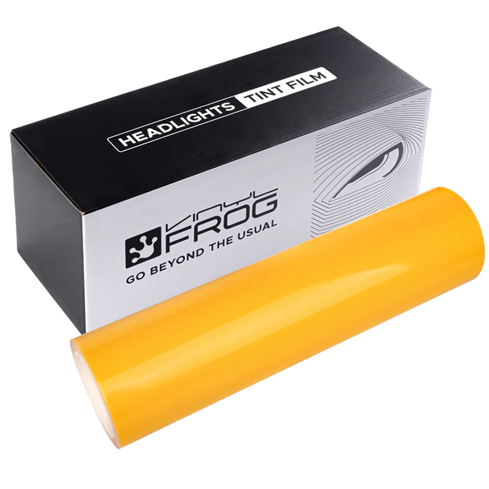 Orange Headlight Film with Air Channel Paper Liner - Image 15