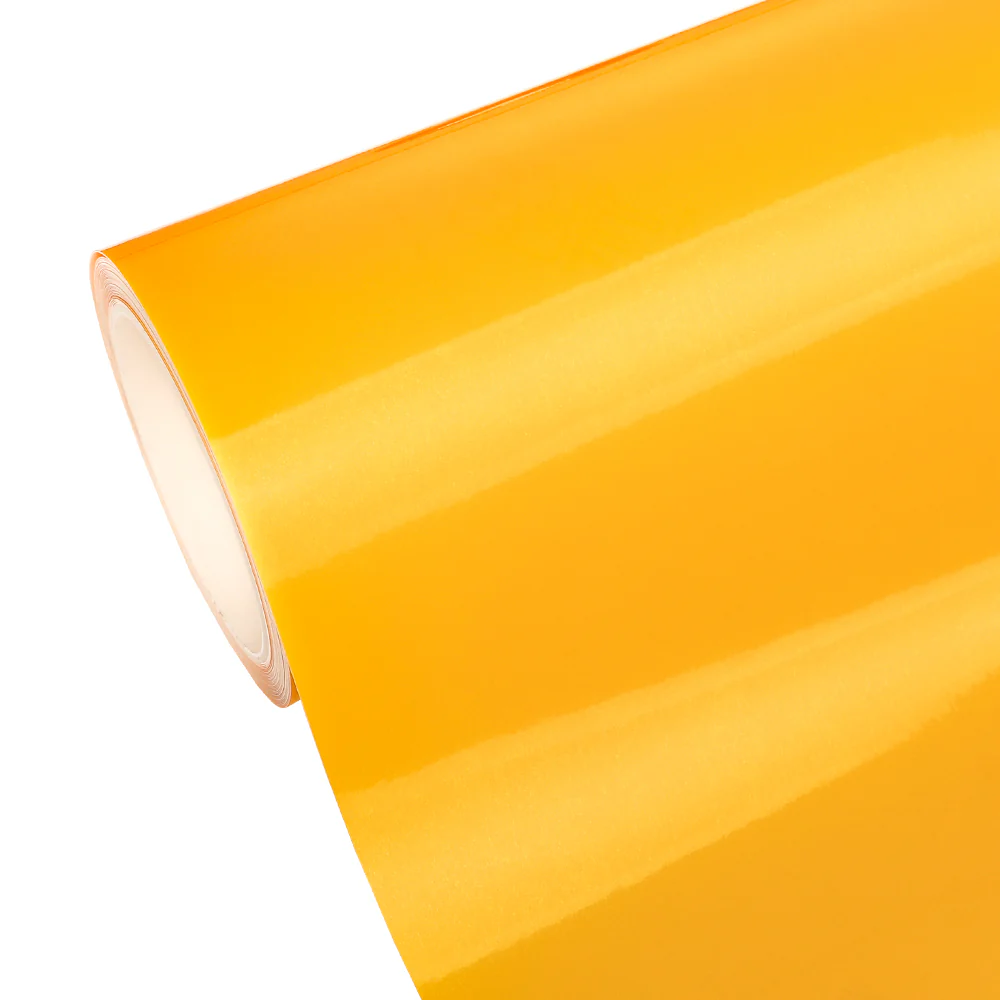 Orange Headlight Film with Air Channel Paper Liner - Image 4