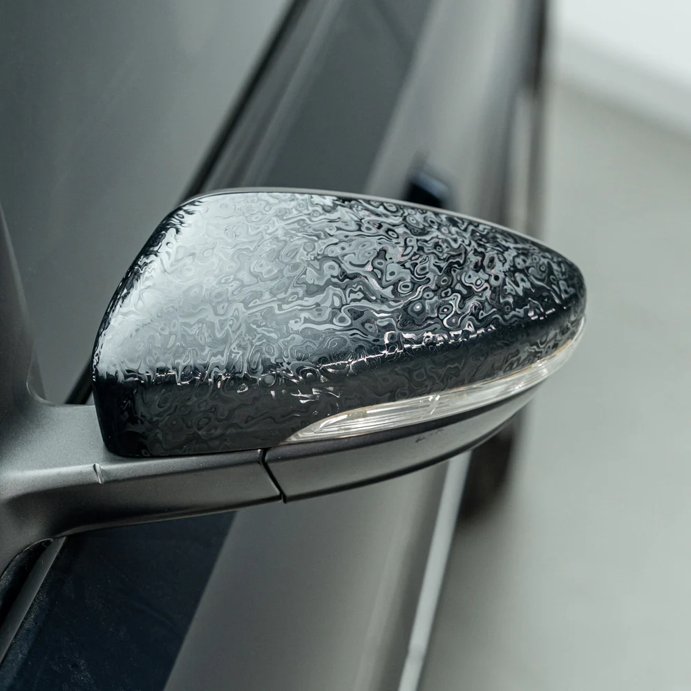 Phantom Black Carbon Fiber Vinyl Wrap - Image 4