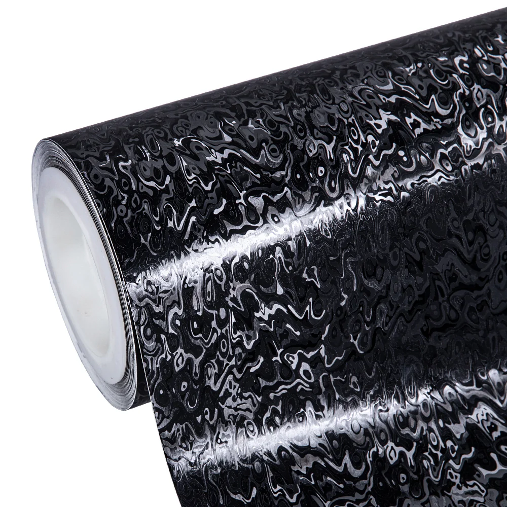 Phantom Black Carbon Fiber Vinyl Wrap - Image 8