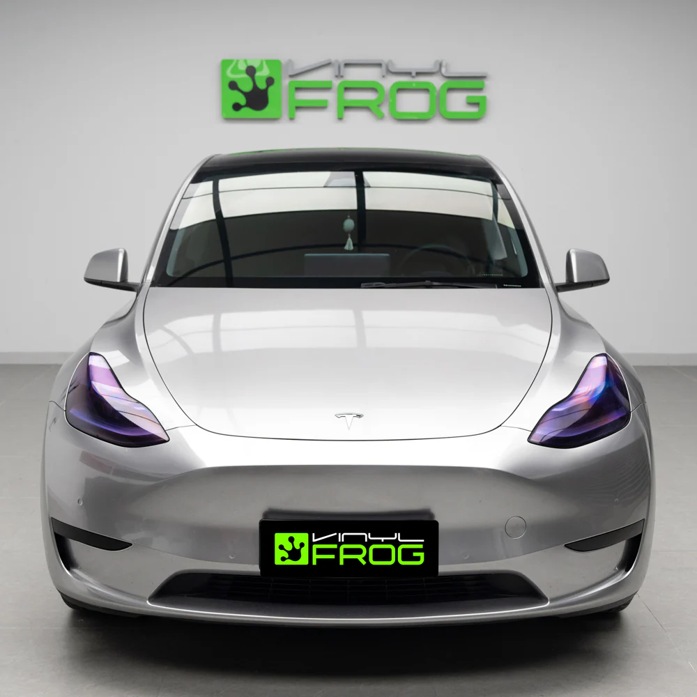 Purple Headlight Film With Air Channel Paper Liner - Image 4