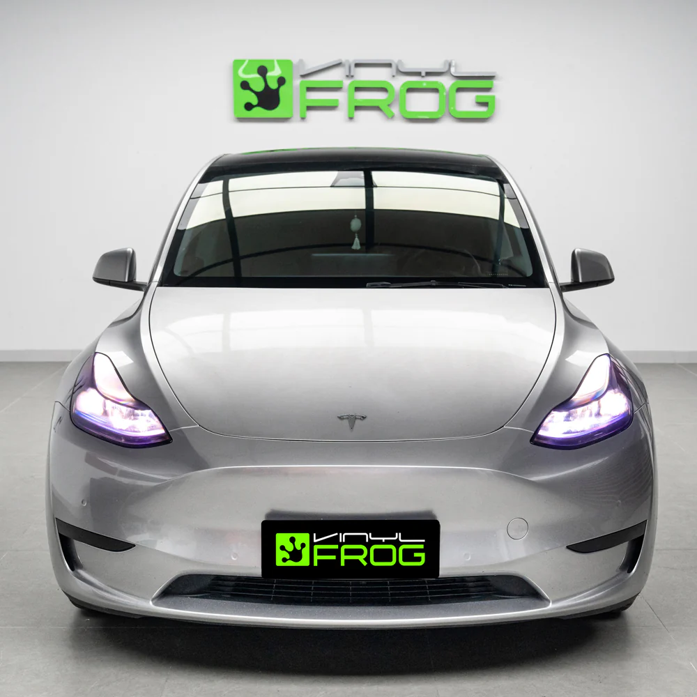 Purple Headlight Film With Air Channel Paper Liner - Image 5