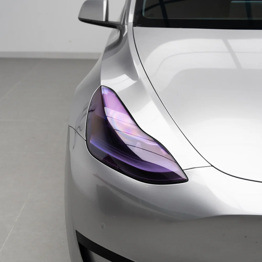 Purple Headlight Film With Air Channel Paper Liner - Image 6