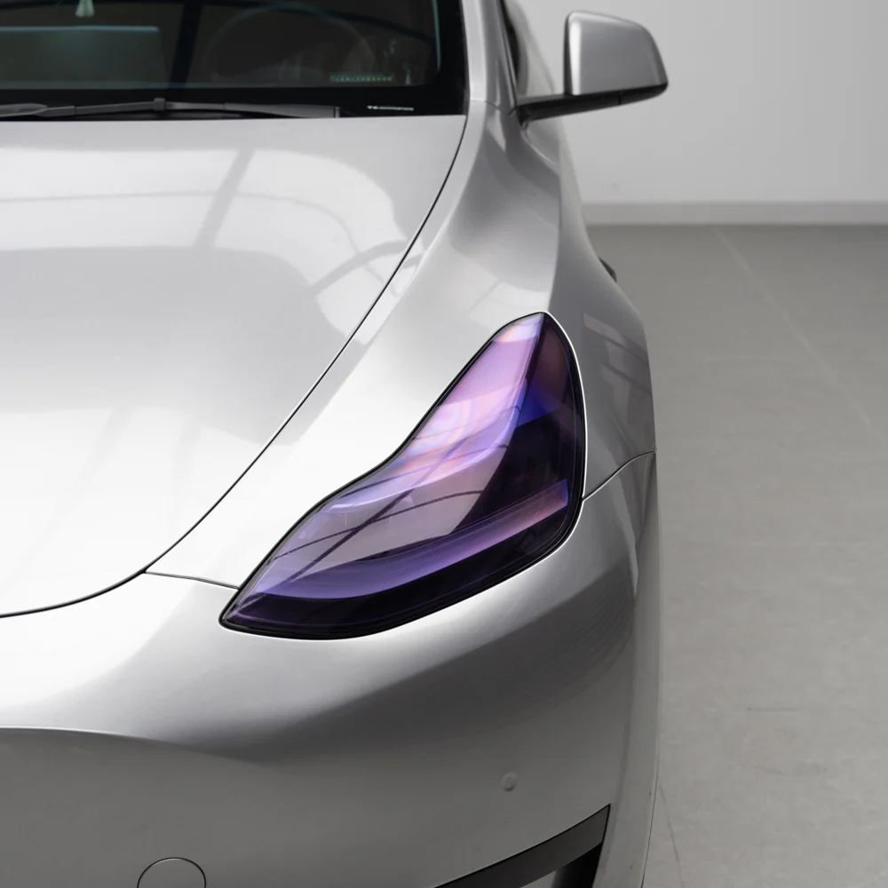 Purple Headlight Film With Air Channel Paper Liner - Image 7