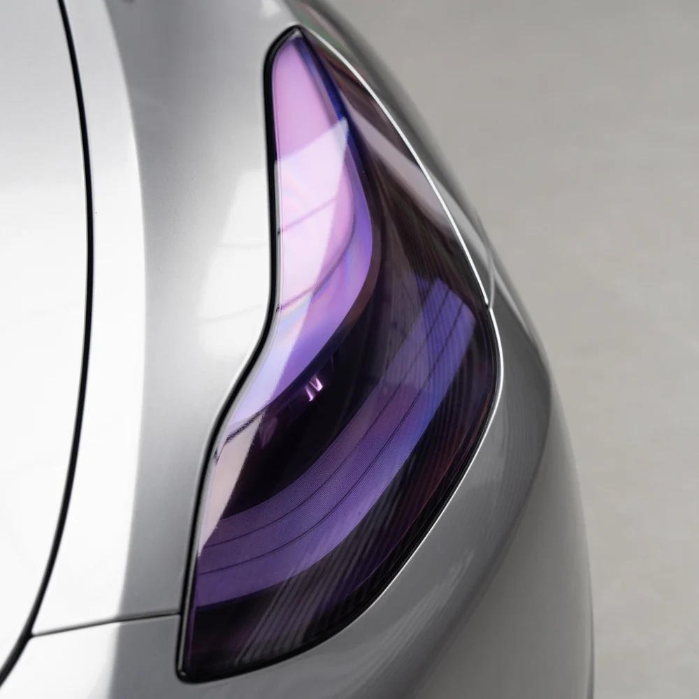 Purple Headlight Film With Air Channel Paper Liner - Image 9