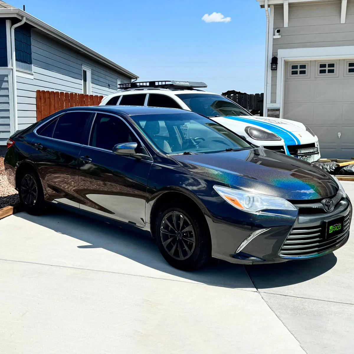 Rainbow Metallic Majestic Black Vinyl Wrap - Image 3