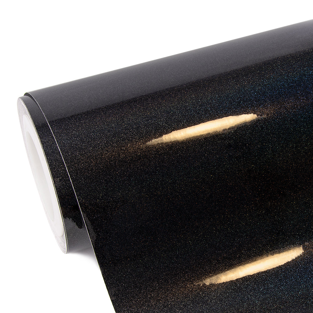 Rainbow Metallic Majestic Black Vinyl Wrap - Image 8