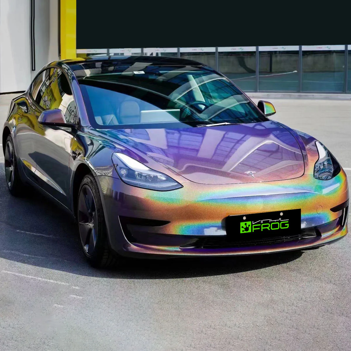 Rainbow Metallic Majestic Dark Gray Vinyl Wrap - Image 3