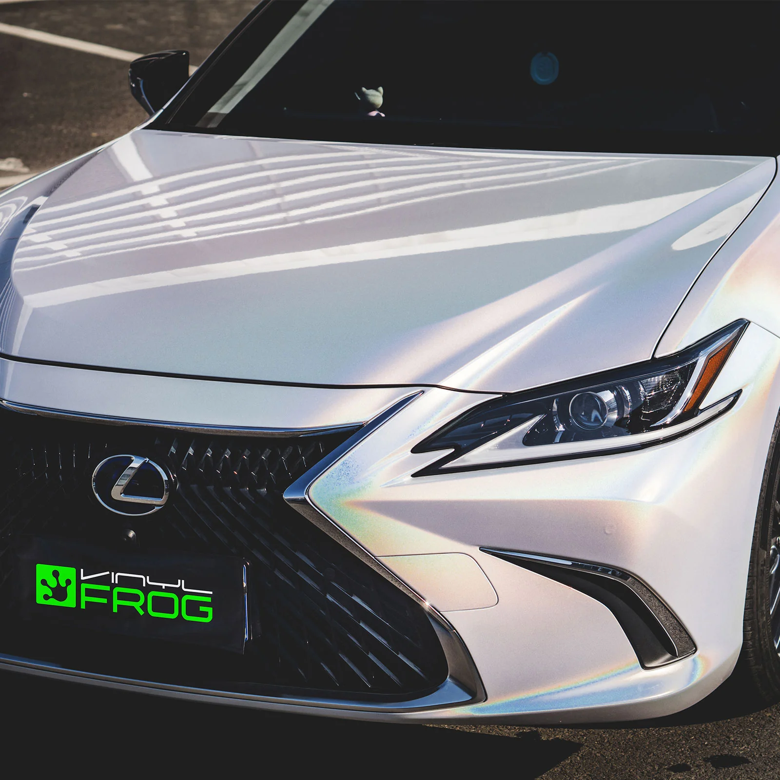 Rainbow Metallic Majestic White Color PPF (Paint Protection Film) - Image 5