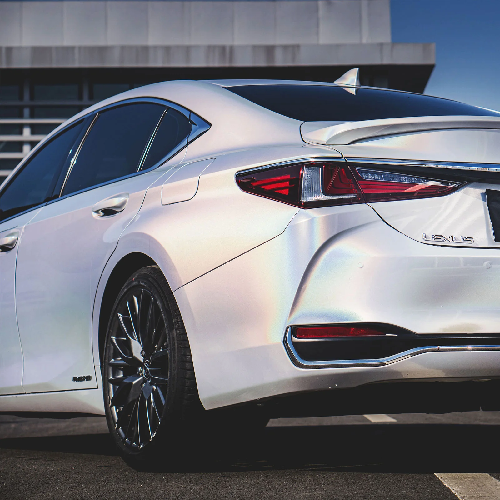 Rainbow Metallic Majestic White Color PPF (Paint Protection Film) - Image 6