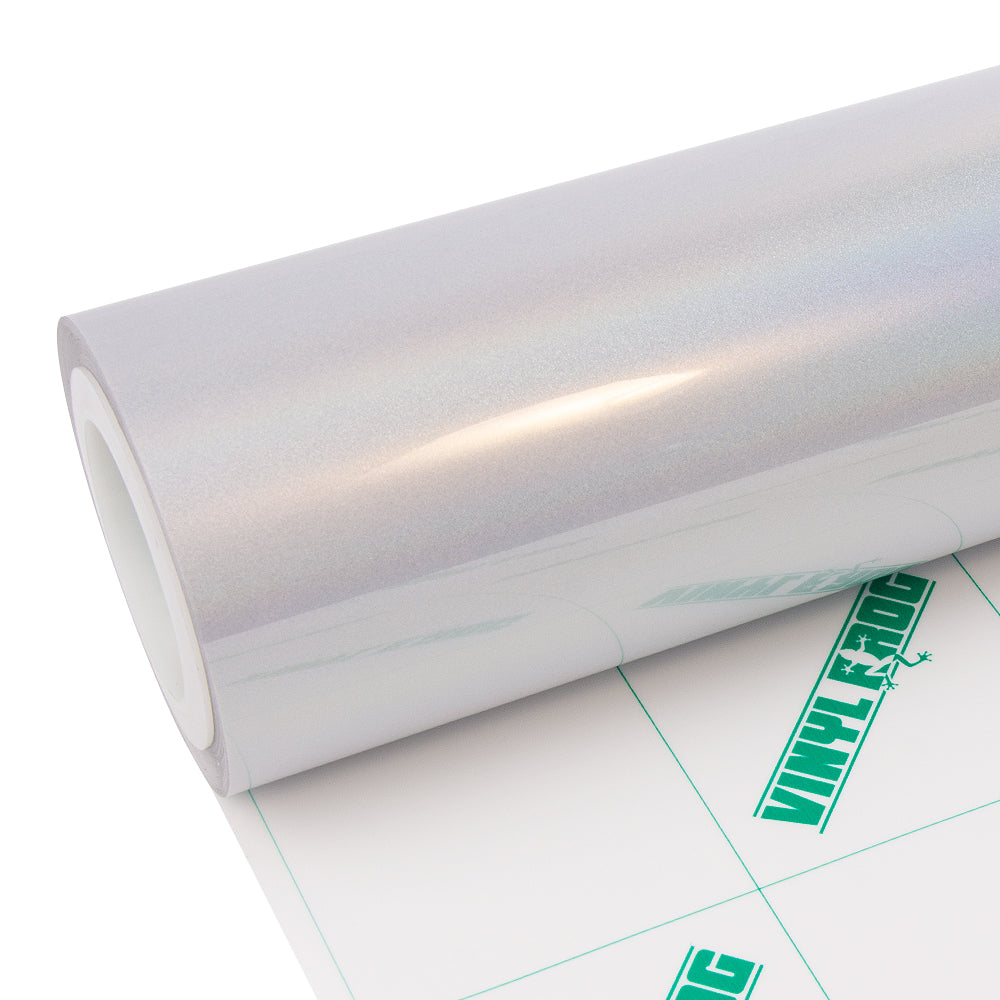 Rainbow Metallic Majestic White Vinyl Wrap - Image 11
