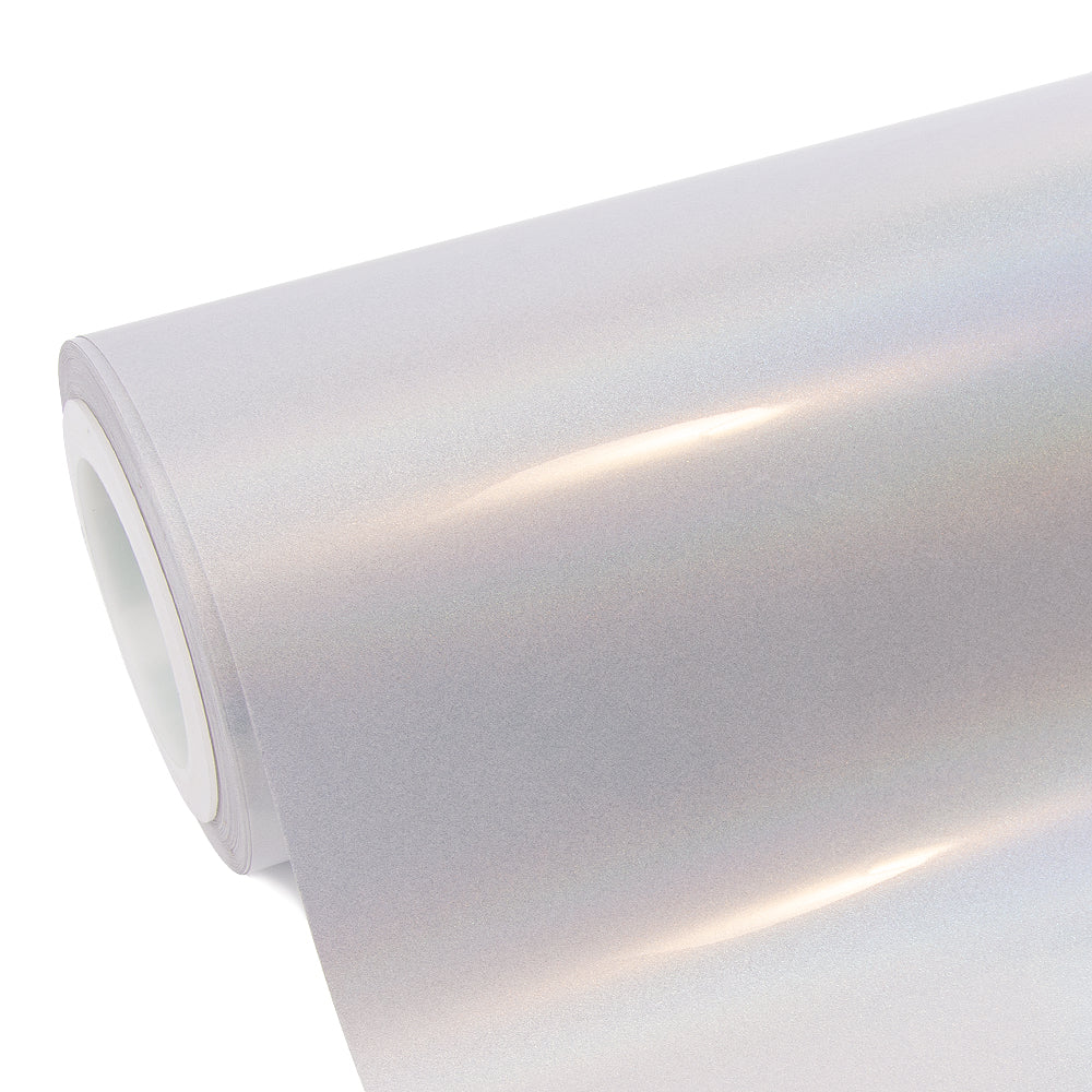 Rainbow Metallic Majestic White Vinyl Wrap - Image 12