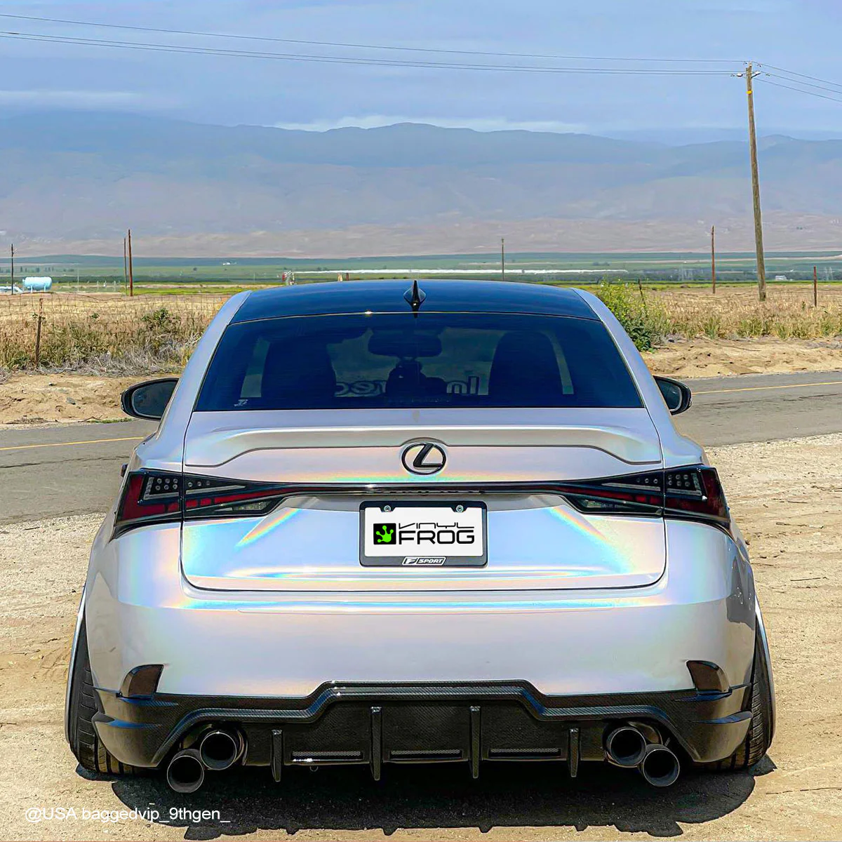 Rainbow Metallic Majestic White Vinyl Wrap - Image 9