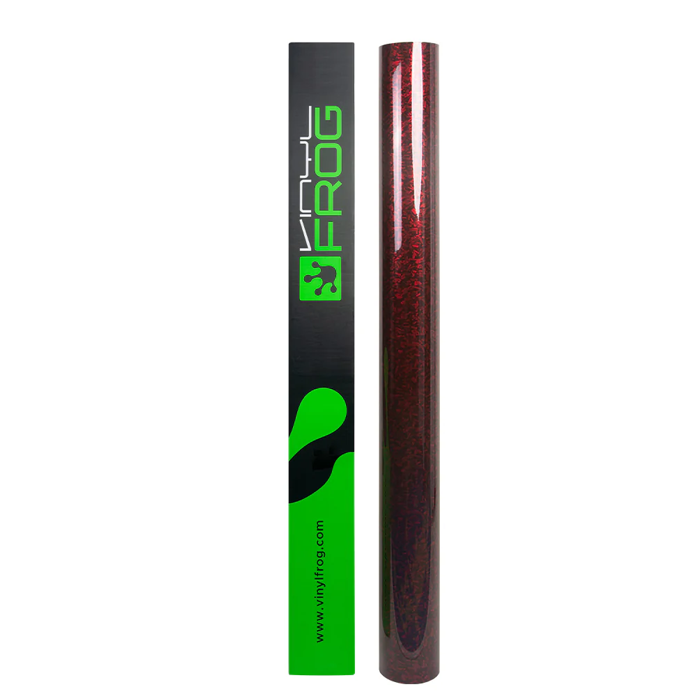 Red Forged Carbon Fiber Vinyl Wrap - Image 11