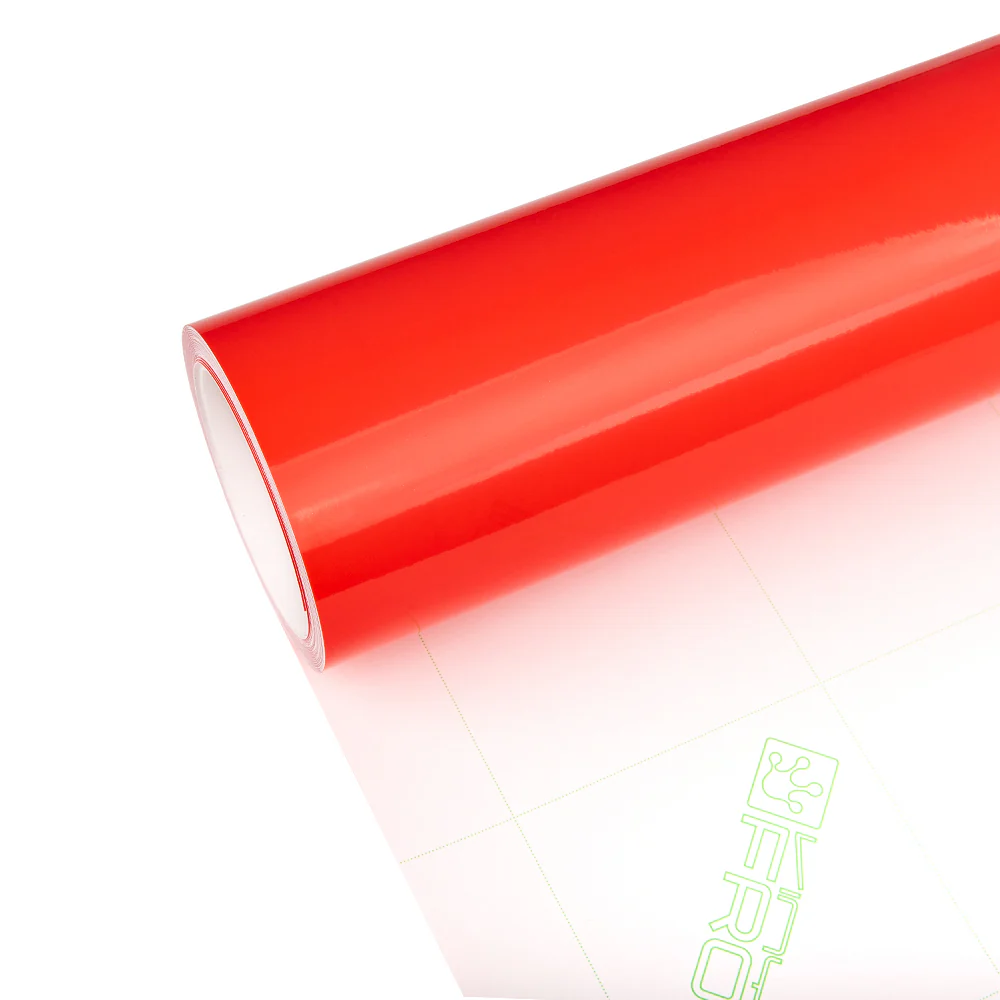 Red Headlight Film With Air Channel Paper Liner - Image 17
