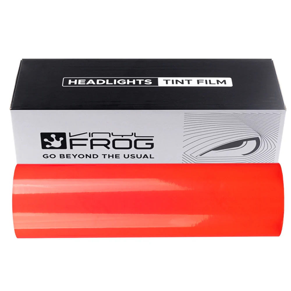 Red Headlight Film With Air Channel Paper Liner - Image 18