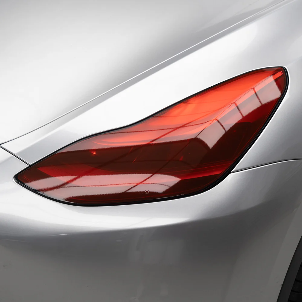 Red Headlight Film With Air Channel Paper Liner - Image 9