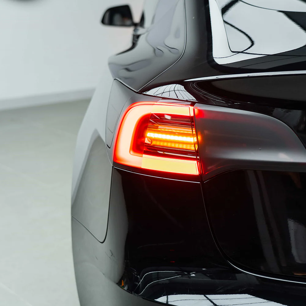 Satin Black Taillight Film with Air Channel Paper Liner - Image 7