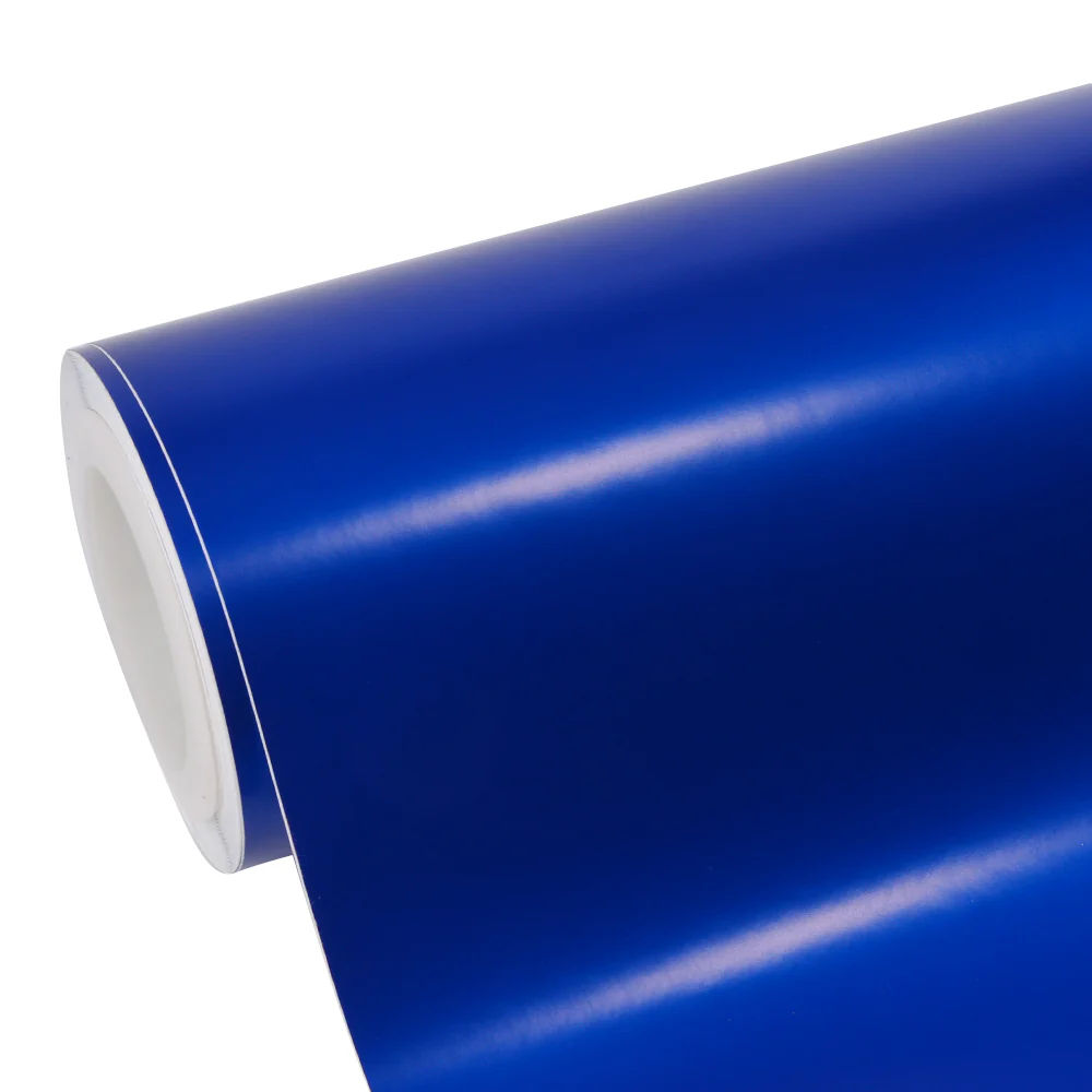 Satin Chrome Blue Vinyl Wrap - Image 7