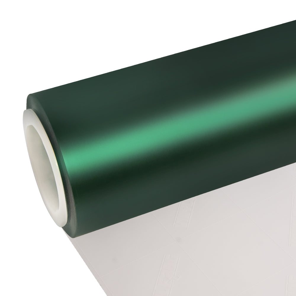 Satin Chrome Silk Green Vinyl Wrap - Image 10