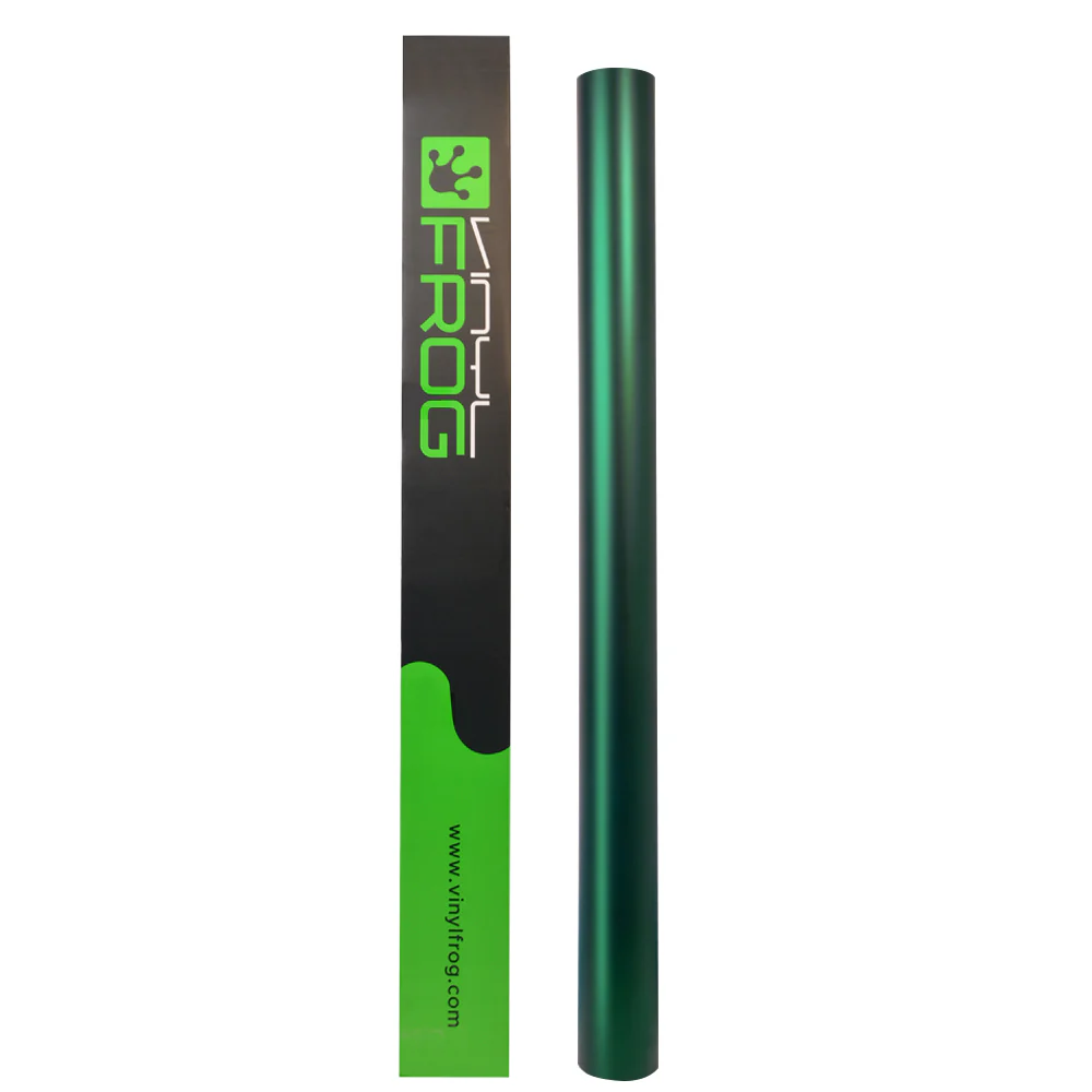 Satin Chrome Silk Green Vinyl Wrap - Image 12