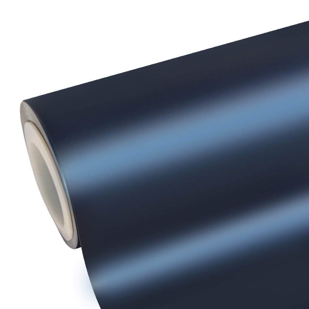 Satin Chrome Silk Prussian Blue Vinyl Wrap - Image 5