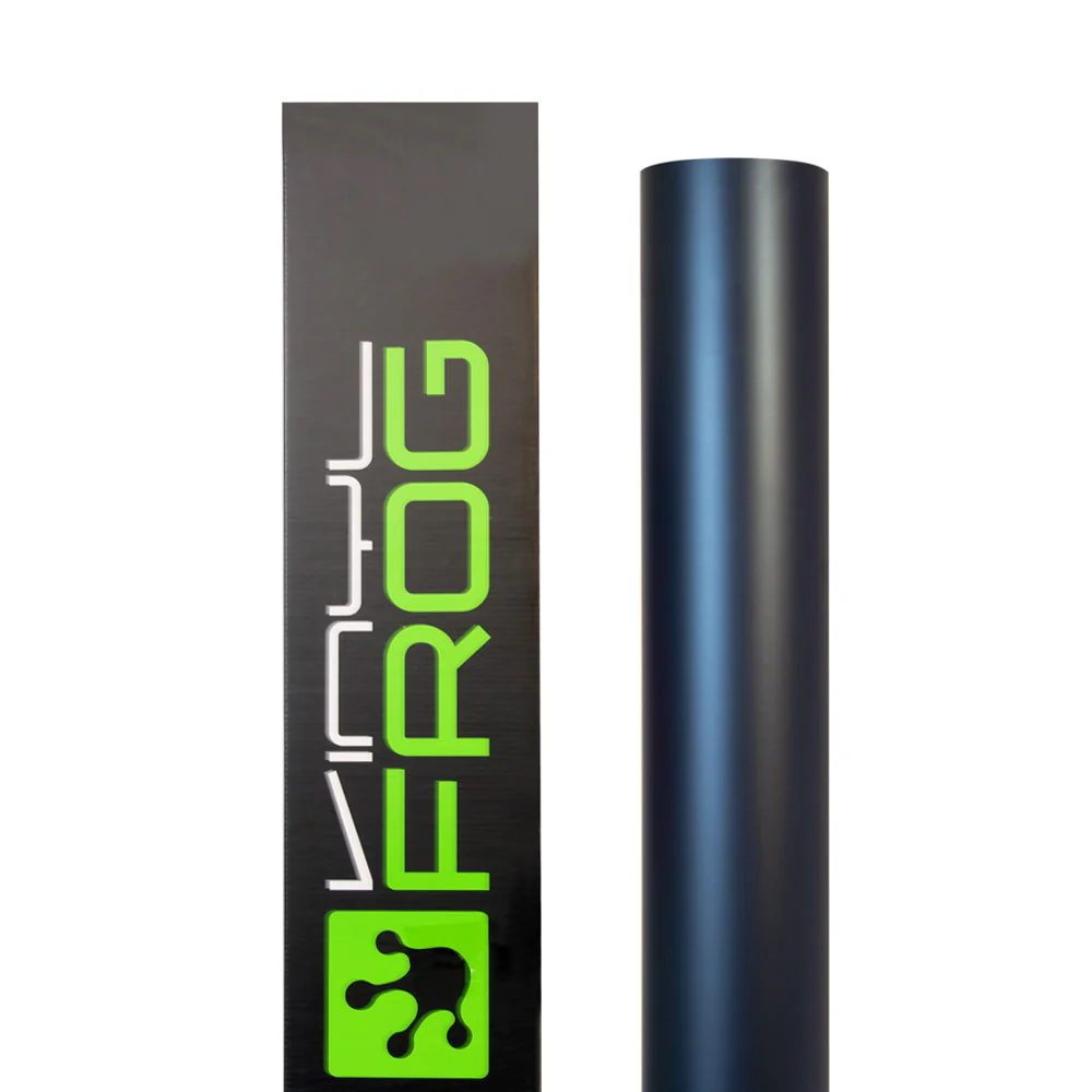 Satin Chrome Silk Prussian Blue Vinyl Wrap - Image 9
