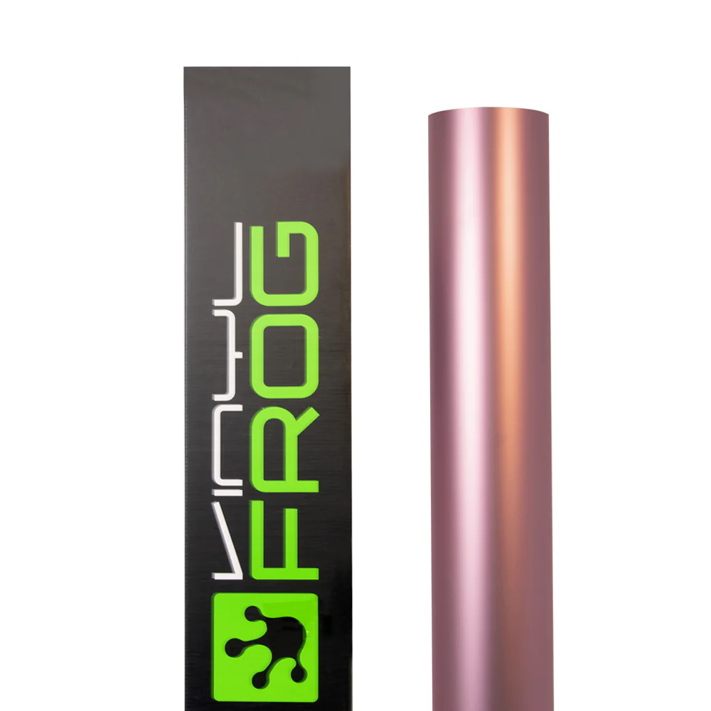 Satin Chrome Silk Rose Gold Vinyl Wrap - Image 10