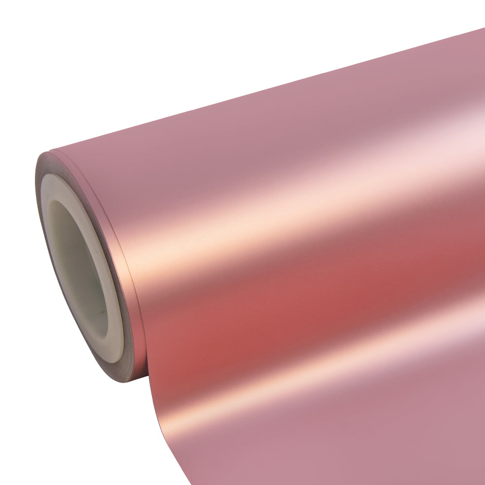 Satin Chrome Silk Rose Gold Vinyl Wrap - Image 6