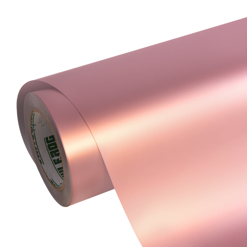 Satin Chrome Silk Rose Gold Vinyl Wrap - Image 7
