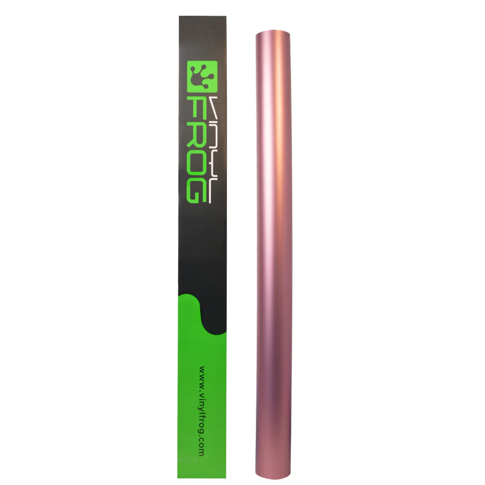 Satin Chrome Silk Rose Gold Vinyl Wrap - Image 9