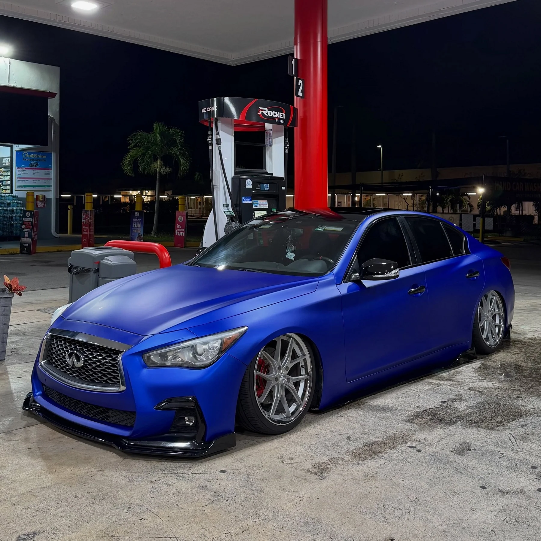 Satin Chrome Silk Ultramarine Vinyl Wrap - Image 3