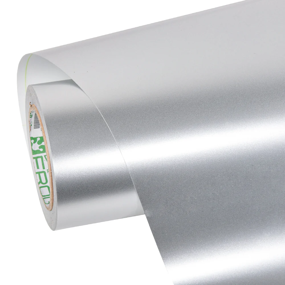 Satin Chrome Silver Titanium Vinyl Wrap - Image 10