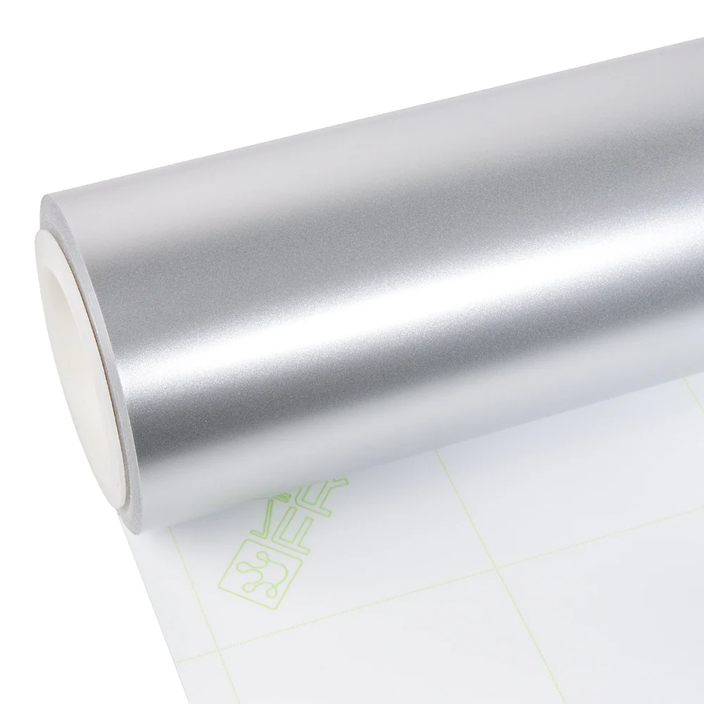 Satin Chrome Silver Titanium Vinyl Wrap - Image 11