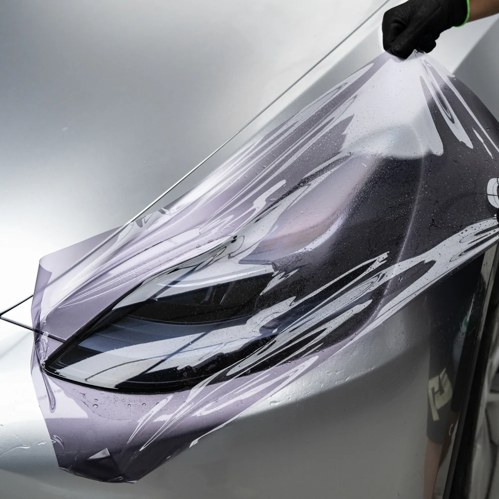 Self-healing Headlight Film Light Gray