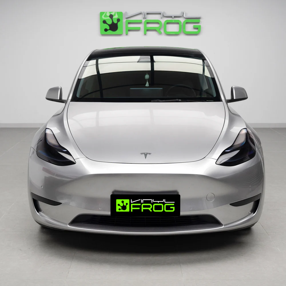Self-healing Soft Gray Headlight Tint - Image 4