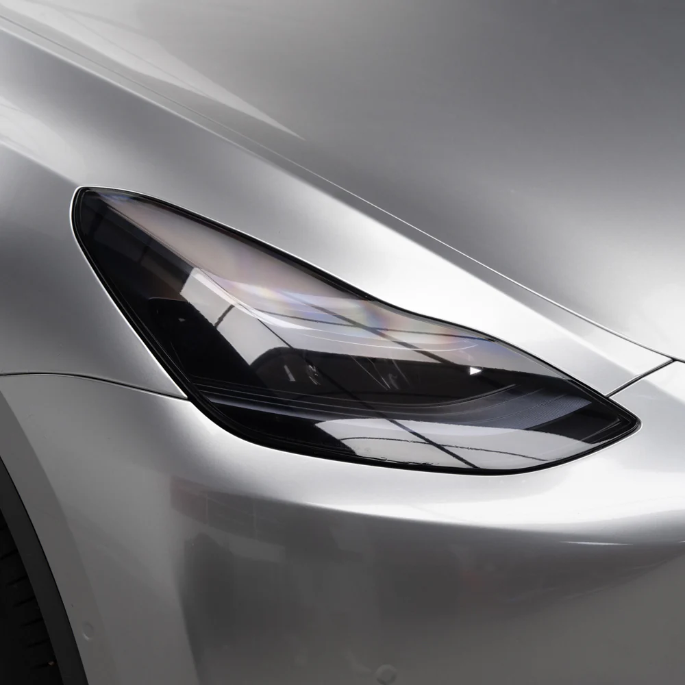 Self-healing Soft Gray Headlight Tint - Image 6