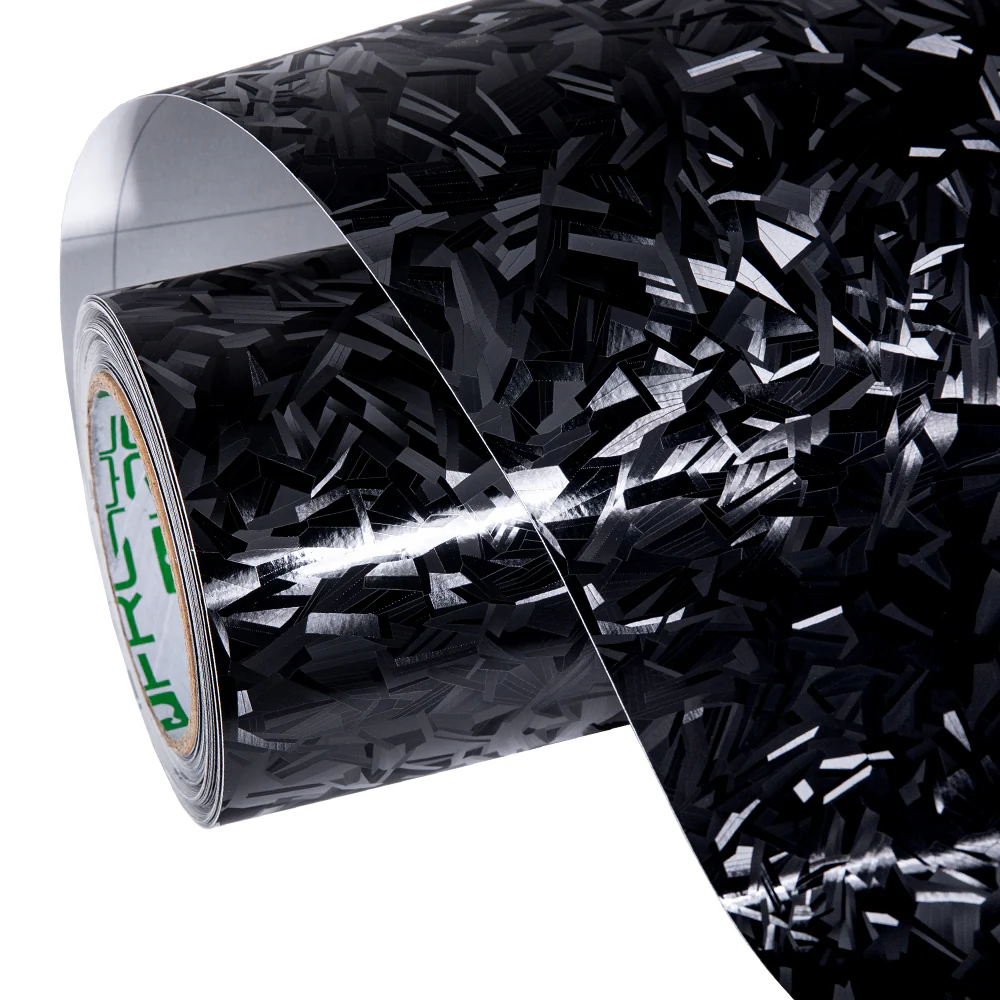 Shadow Forged Matte Black Carbon Fiber Vinyl Wrap - Image 11