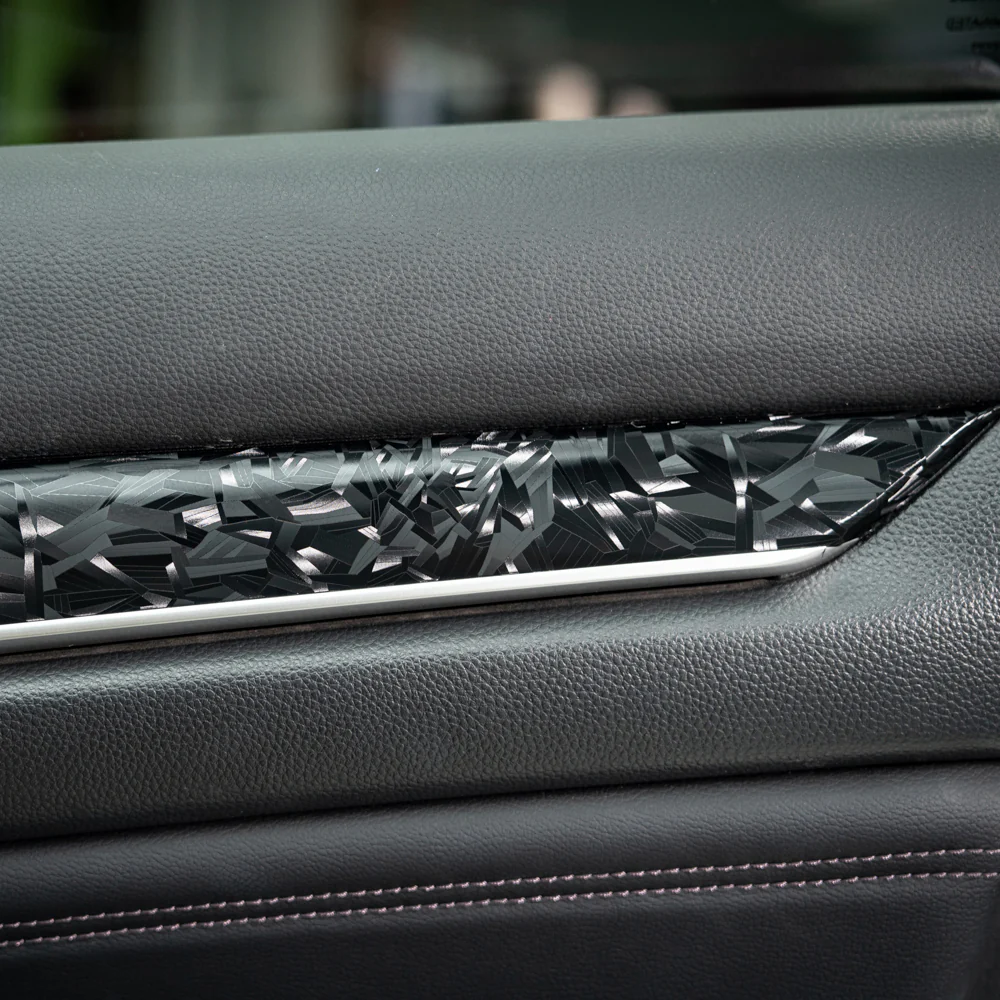 Shadow Forged Matte Black Carbon Fiber Vinyl Wrap - Image 4