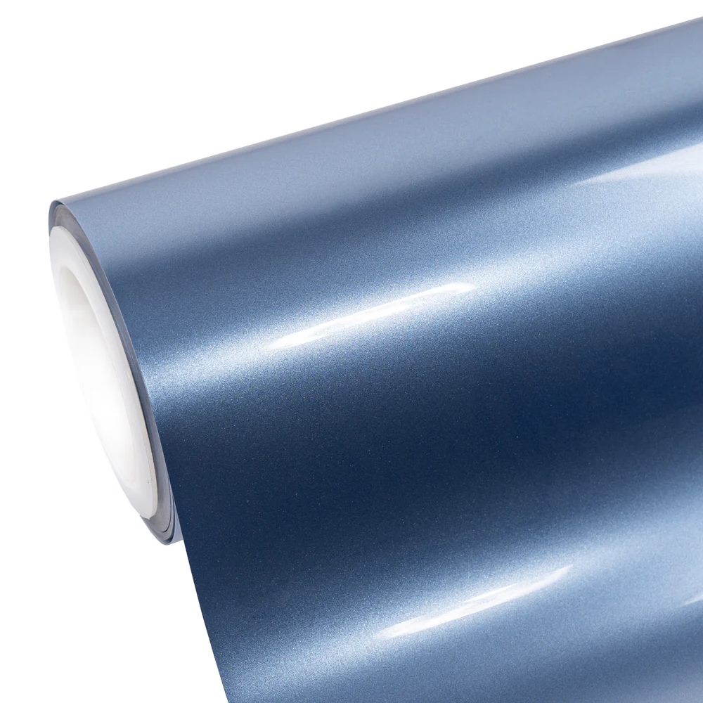 Glossy Metallic Silver Lake Blue Color PPF (Paint Protection Film) - Image 7