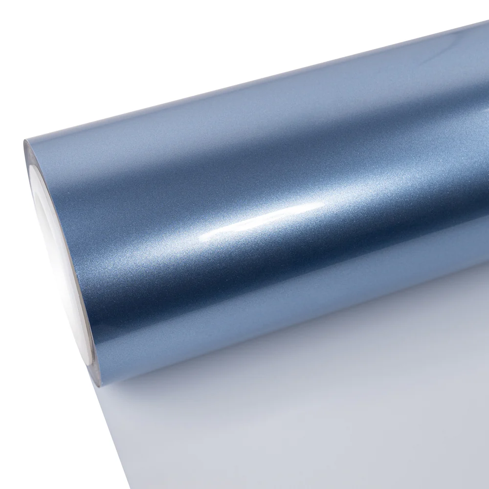 Glossy Metallic Silver Lake Blue Color PPF (Paint Protection Film) - Image 9