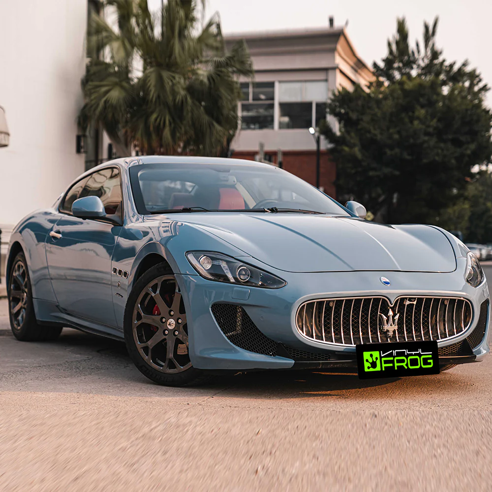 Super Glossy Air Force Blue Vinyl Wrap - Image 3